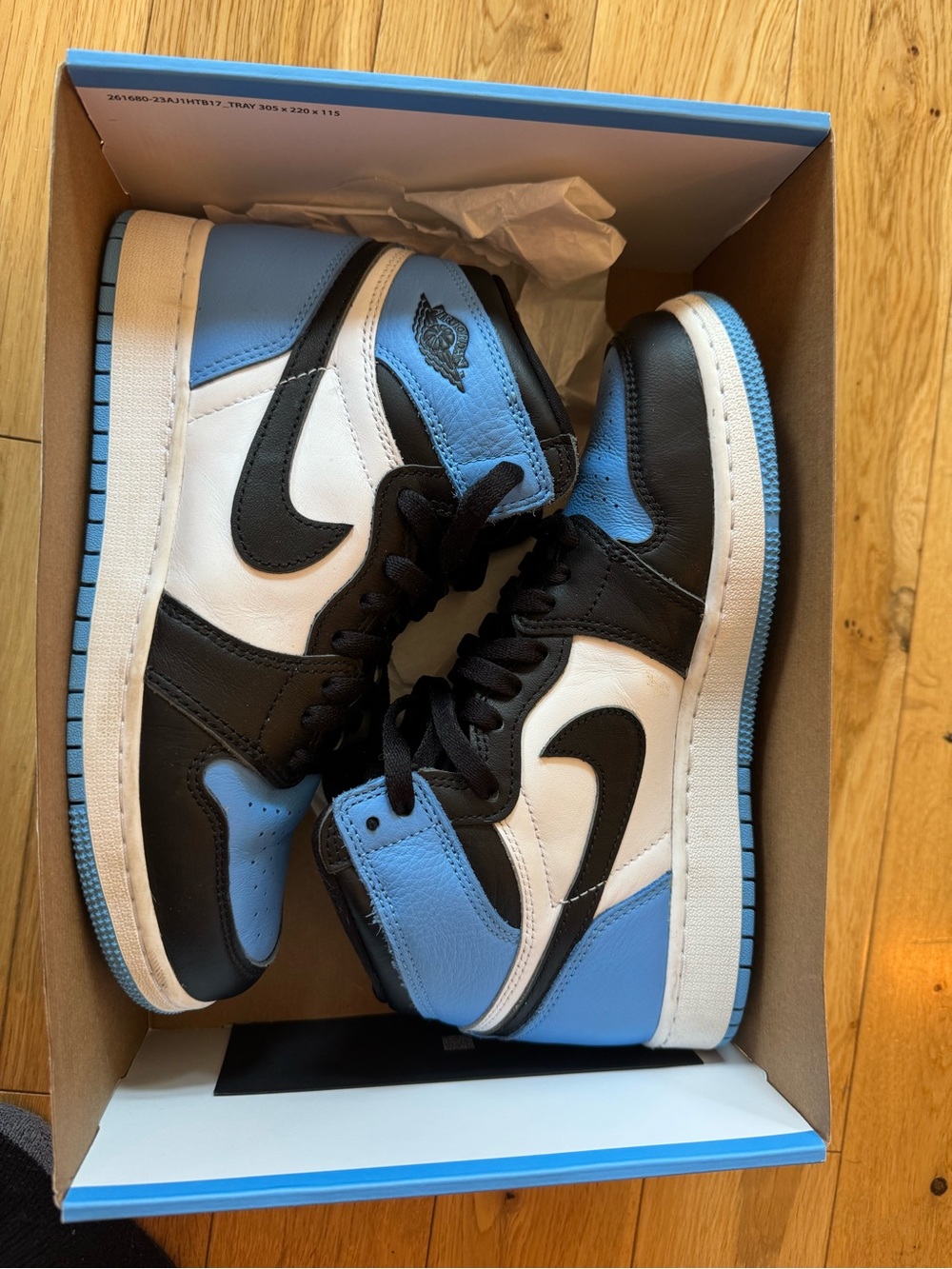 UNC Toe Jordan 1